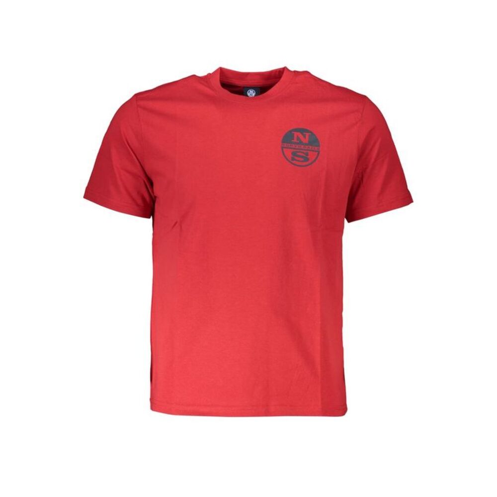 North Sails Rosso Cotton Men Men's T-Shirt